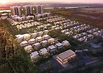 大型小区建筑模型