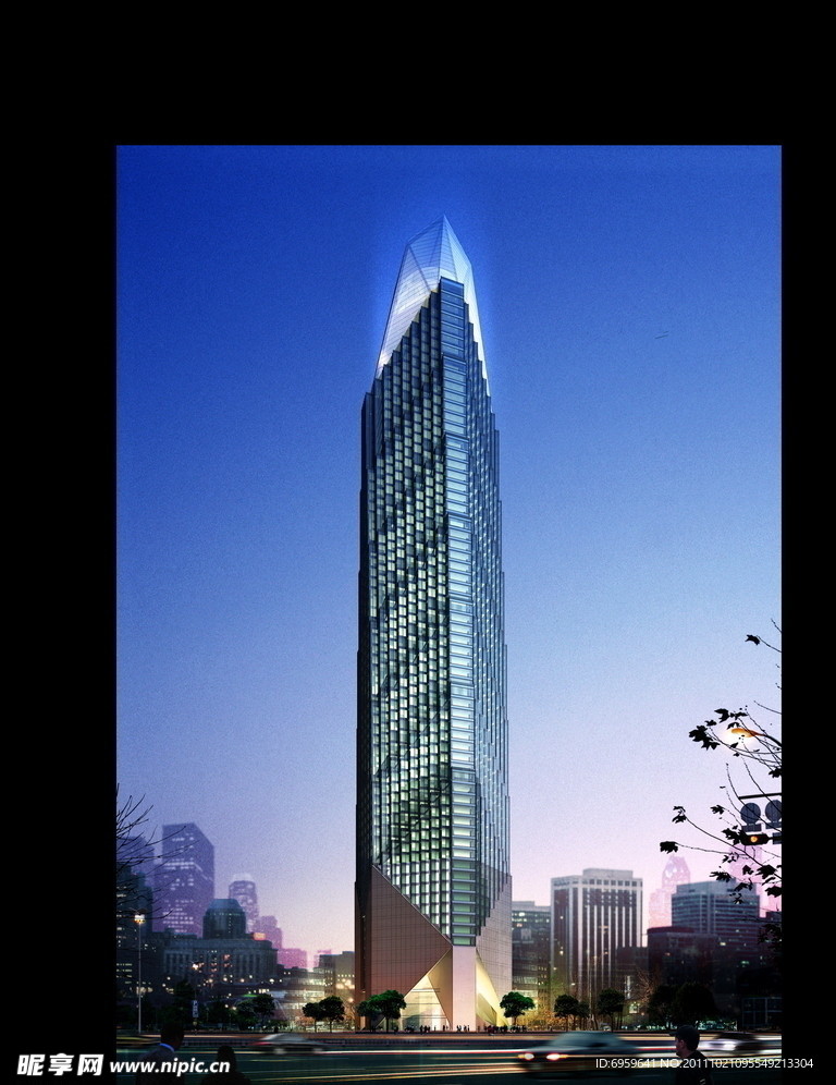 高层建筑效果图