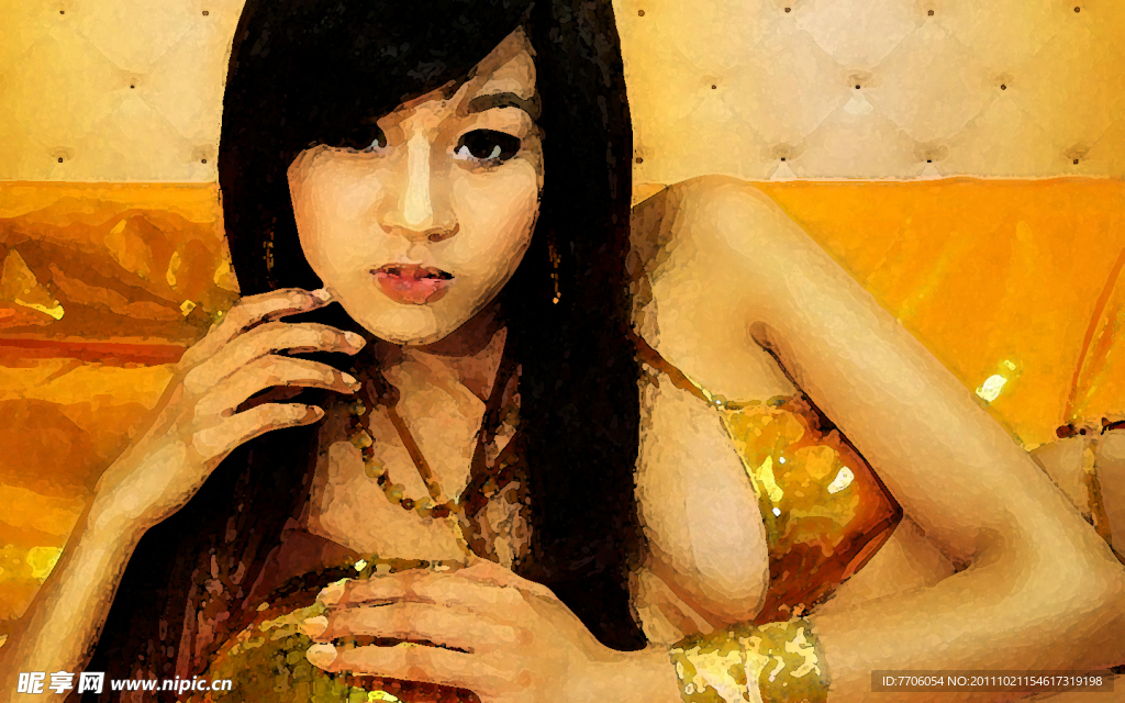 美女