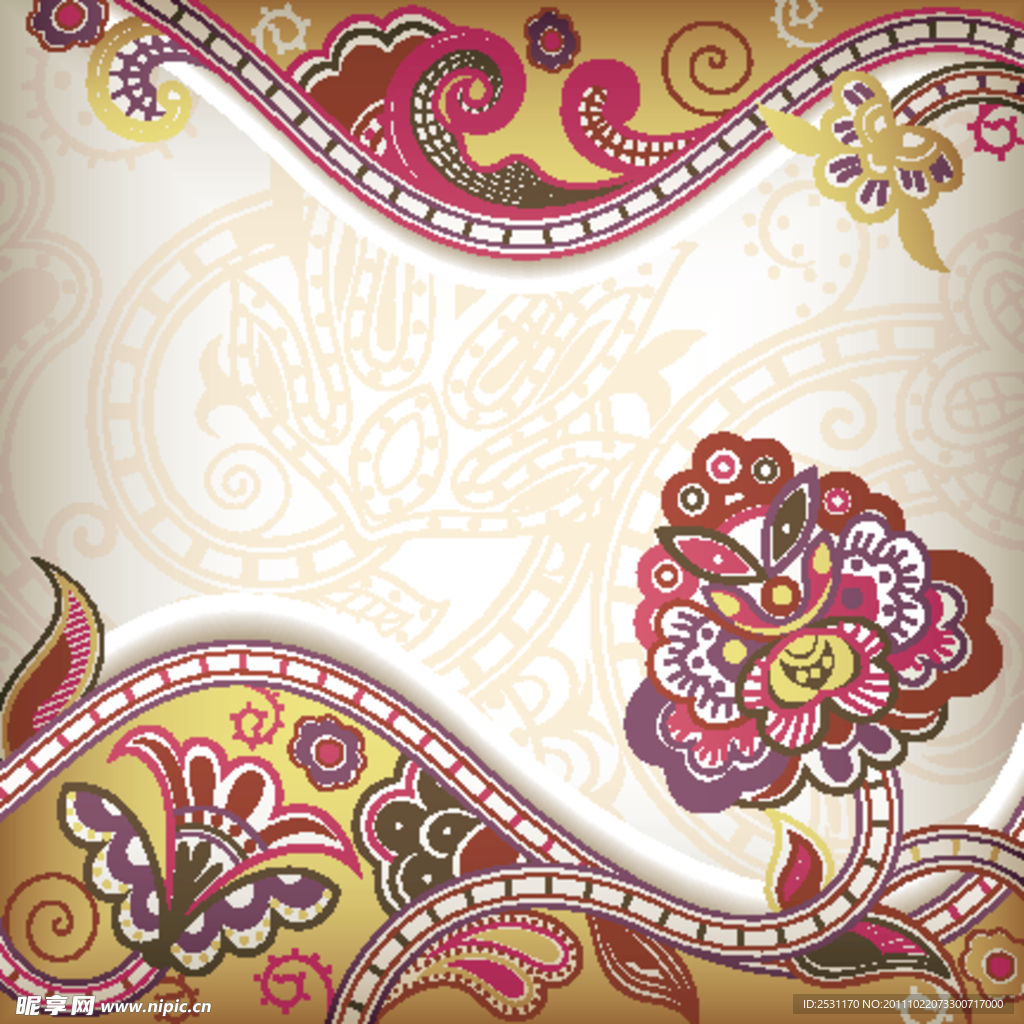 欧式古典花纹