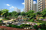 住宅小区景观效果图