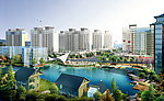 住宅小区景观效果图