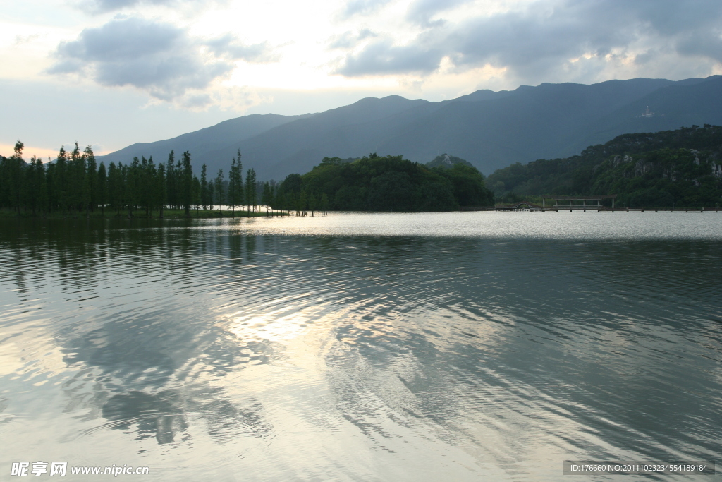 仙女湖日落