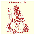 矢量罗汉人物
