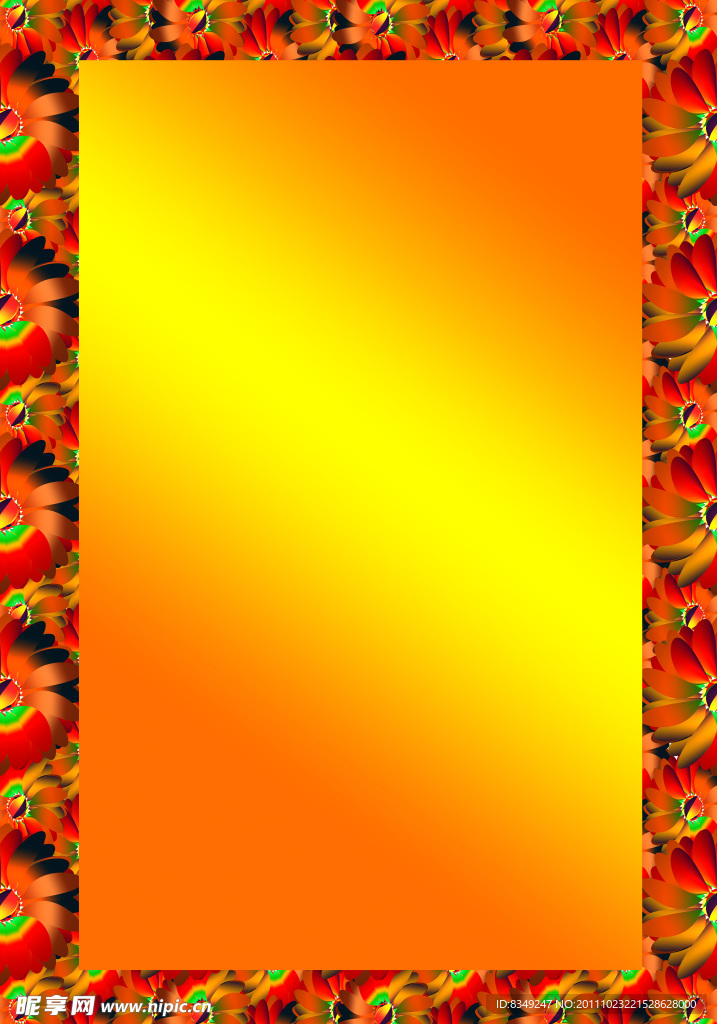 花纹边框