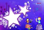 儿童相册模板 2012年台历模板