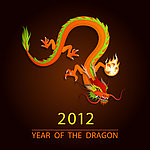 2012龙年手绘龙设计