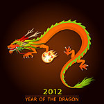 2012龙年手绘龙设计