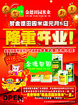 隆重开业海报