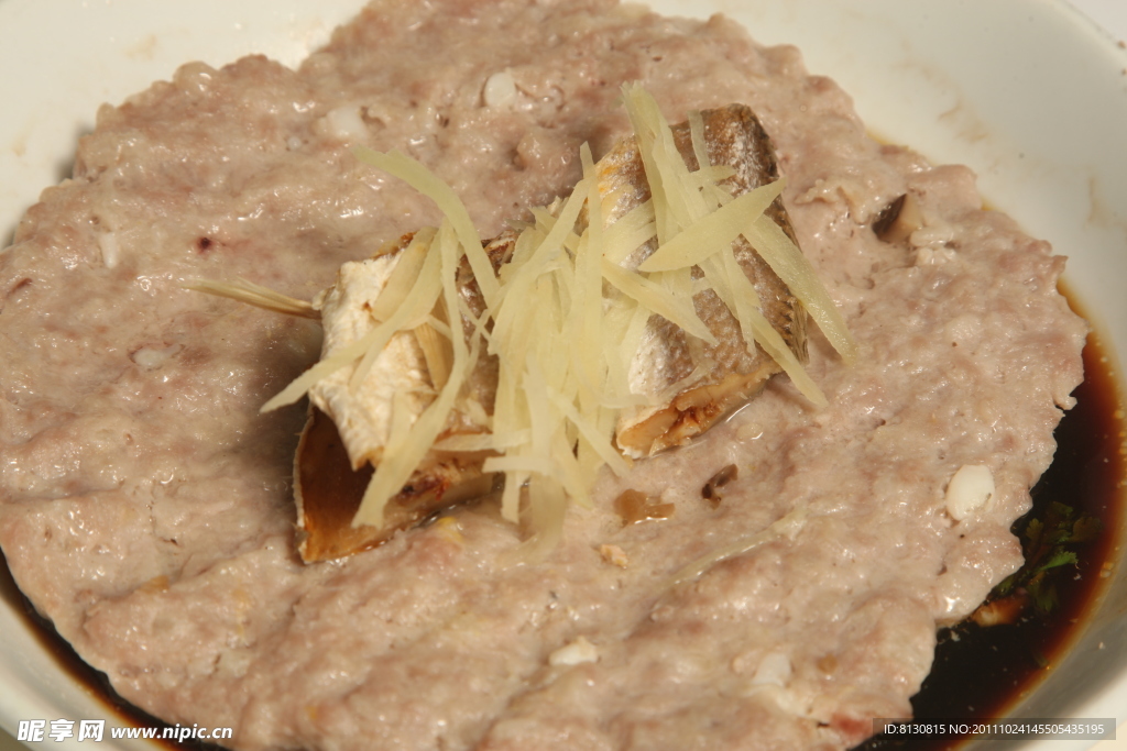 咸鱼蒸肉饼