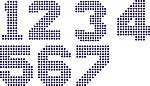 数字特殊字体