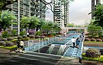 住宅小区园林景观效果图