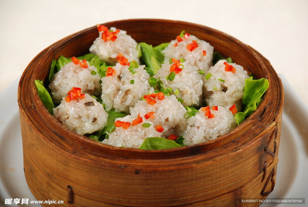 小笼珍珠肉丸