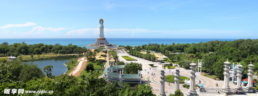 南山寺南海观音全景图