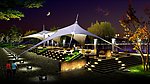 公园景观夜景效果图
