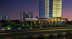广场夜景效果图