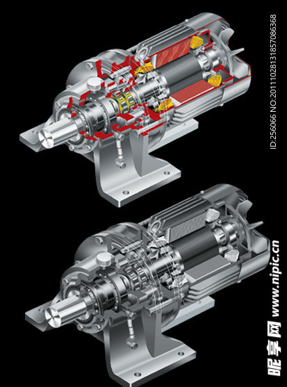 减速机剖面图