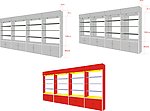 展示柜效果图