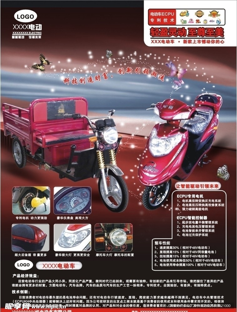 电动车海报