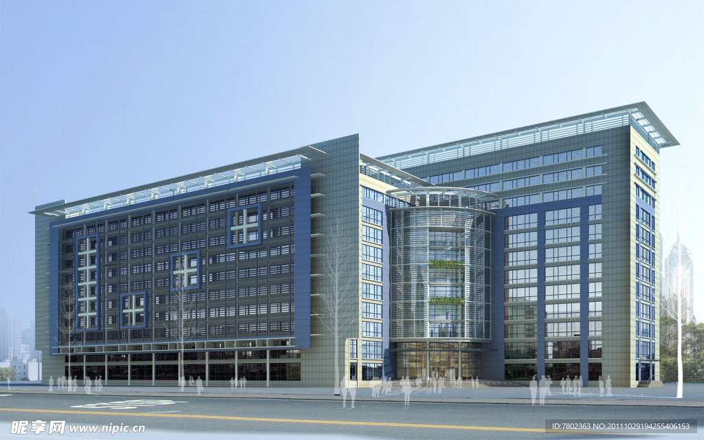 城市建筑效果图