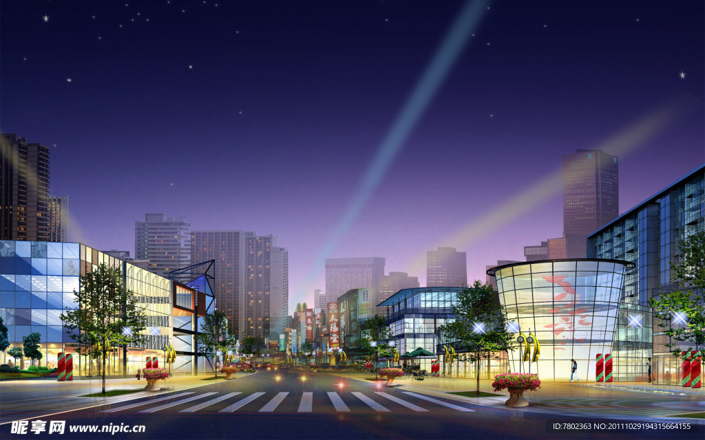 城市建筑效果图