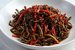 干炝鳝丝
