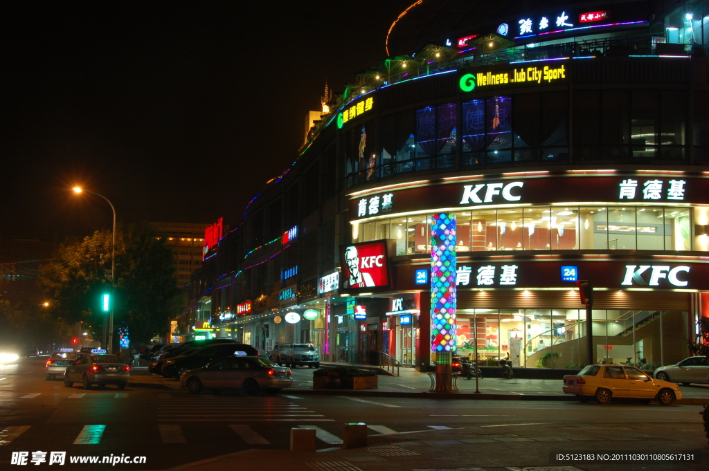 天津泰达夜景