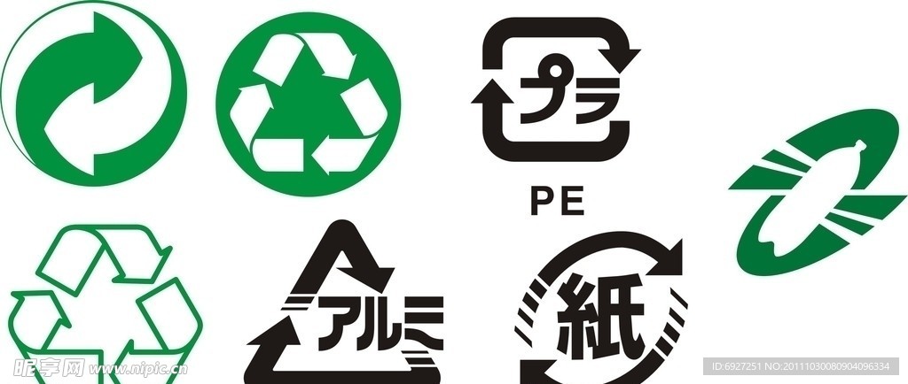 绿色循环标志