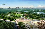 大型公园景观效果图