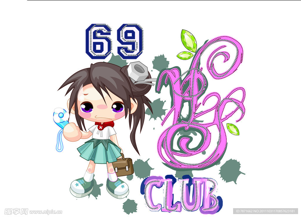 印花 绣花 服装设计 图案