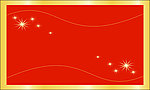 金边红色背景