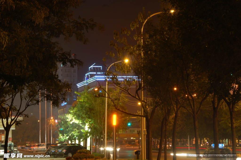 天津泰达夜景