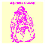 矢量罗汉人物