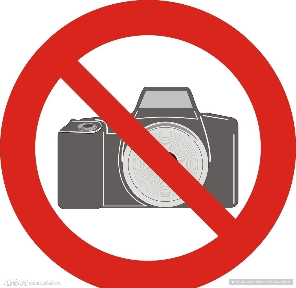 交通标识公共标识禁止拍照