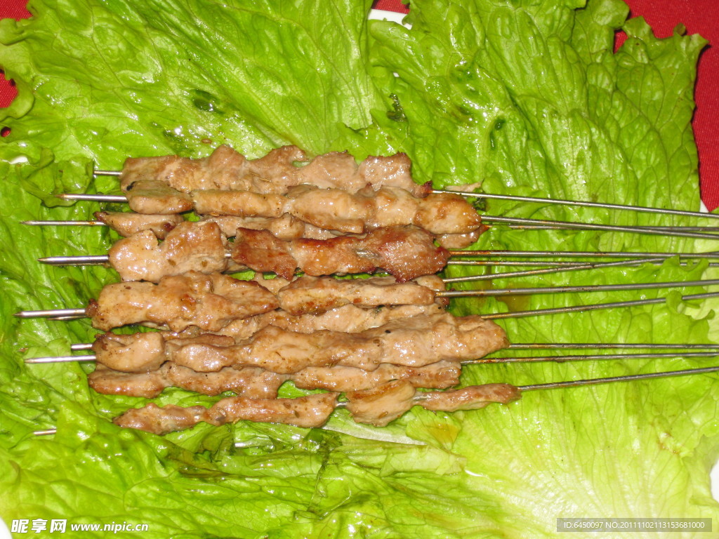 烤肉串美食