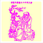 矢量罗汉人物