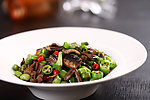 青椒毛豆炒鳝鱼