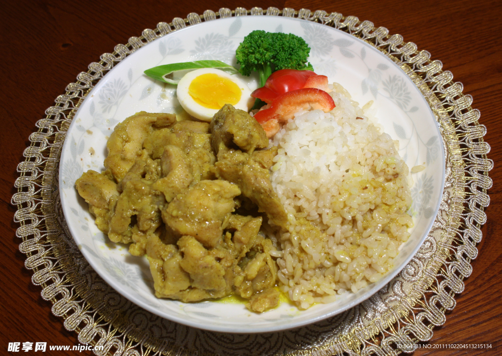 咖喱鸡肉饭