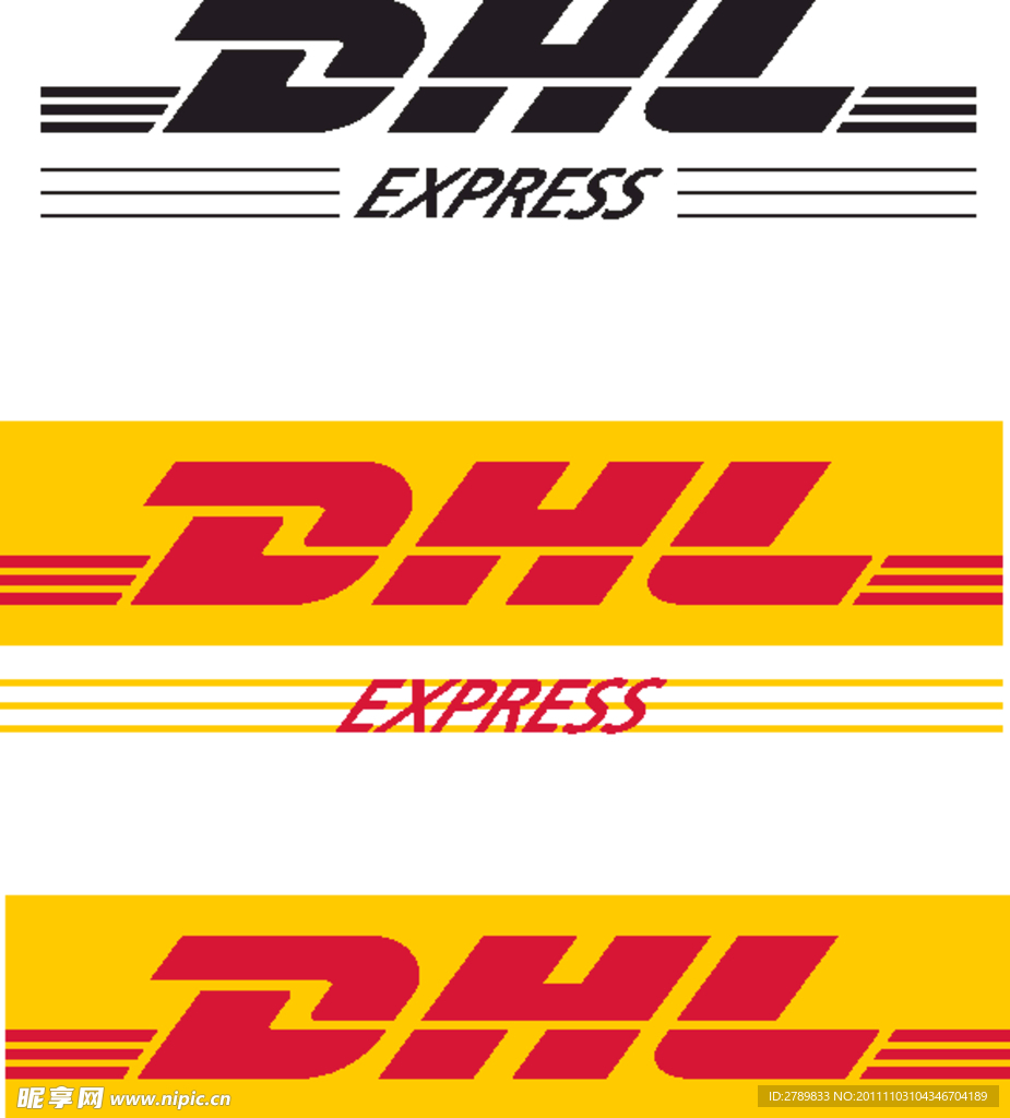 DHL logo 标志