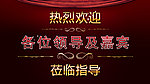 热烈欢迎展板