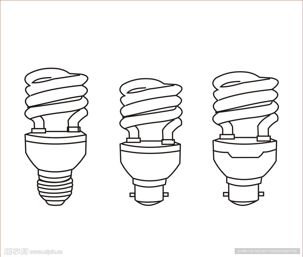 矢量节能灯