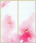 梦幻红花移门