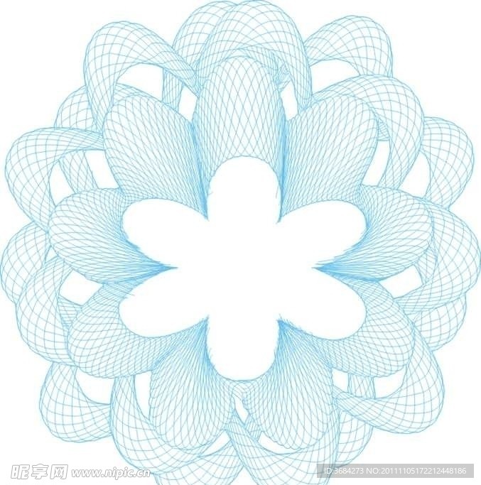 防伪底纹 复合线条