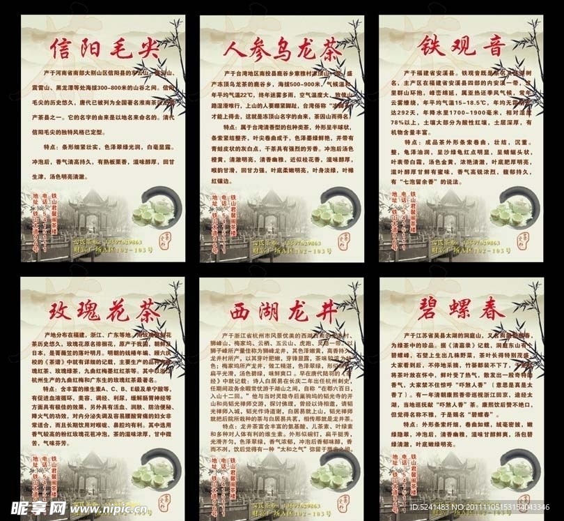 茶叶介绍海报