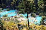 黄龙风景 增彩池