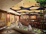 酒店茶艺居设计效果图