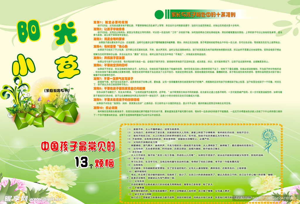 阳光小草小报