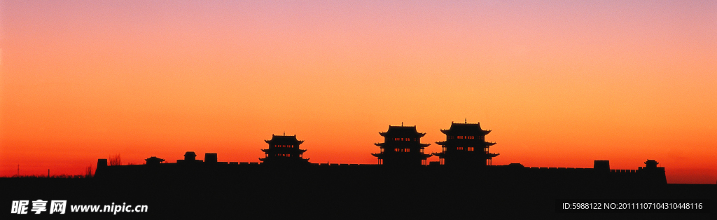 嘉峪关 暮色