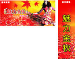 秋天吊旗