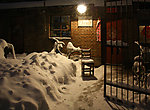 温馨灯光雪景